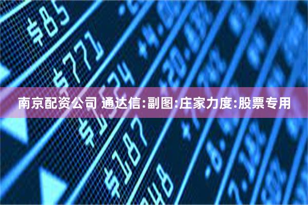 南京配资公司 通达信:副图:庄家力度:股票专用