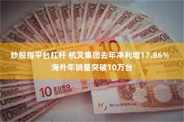 炒股指平台杠杆 杭叉集团去年净利增17.86%  海外年销量突破10万台