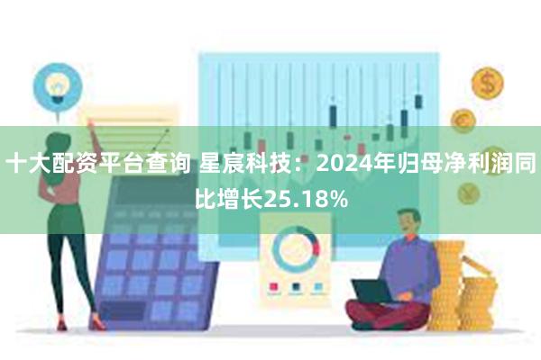 十大配资平台查询 星宸科技：2024年归母净利润同比增长25.18%