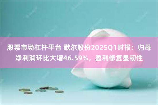 股票市场杠杆平台 歌尔股份2025Q1财报：归母净利润环比大增46.59%，盈利修复显韧性