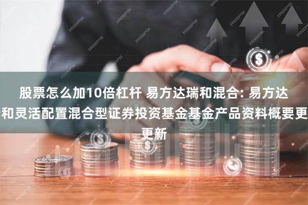 股票怎么加10倍杠杆 易方达瑞和混合: 易方达瑞和灵活配置混合型证券投资基金基金产品资料概要更新