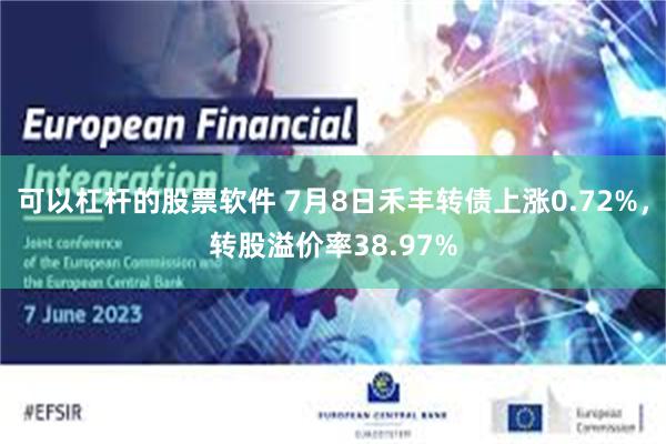 可以杠杆的股票软件 7月8日禾丰转债上涨0.72%，转股溢价率38.97%