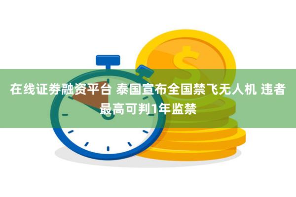 在线证劵融资平台 泰国宣布全国禁飞无人机 违者最高可判1年监禁