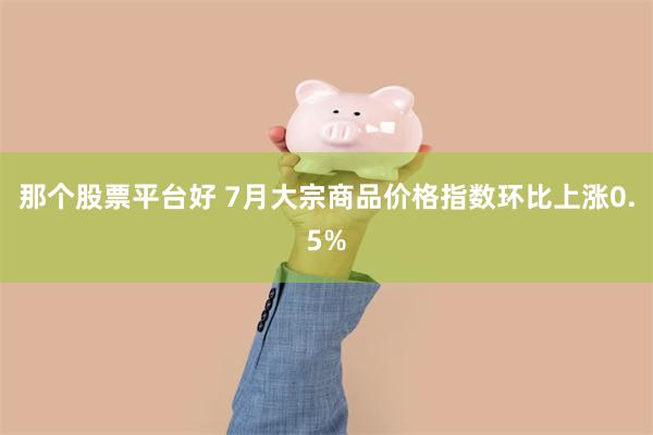 那个股票平台好 7月大宗商品价格指数环比上涨0.5%