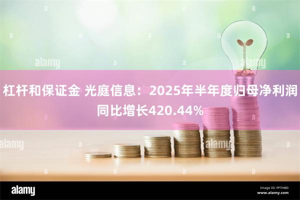杠杆和保证金 光庭信息：2025年半年度归母净利润同比增长420.44%