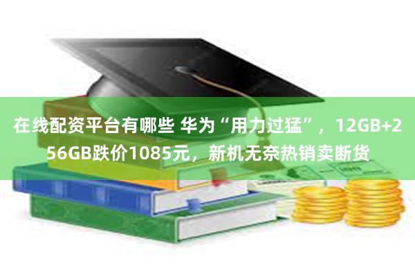 在线配资平台有哪些 华为“用力过猛”，12GB+256GB跌价1085元，新机无奈热销卖断货